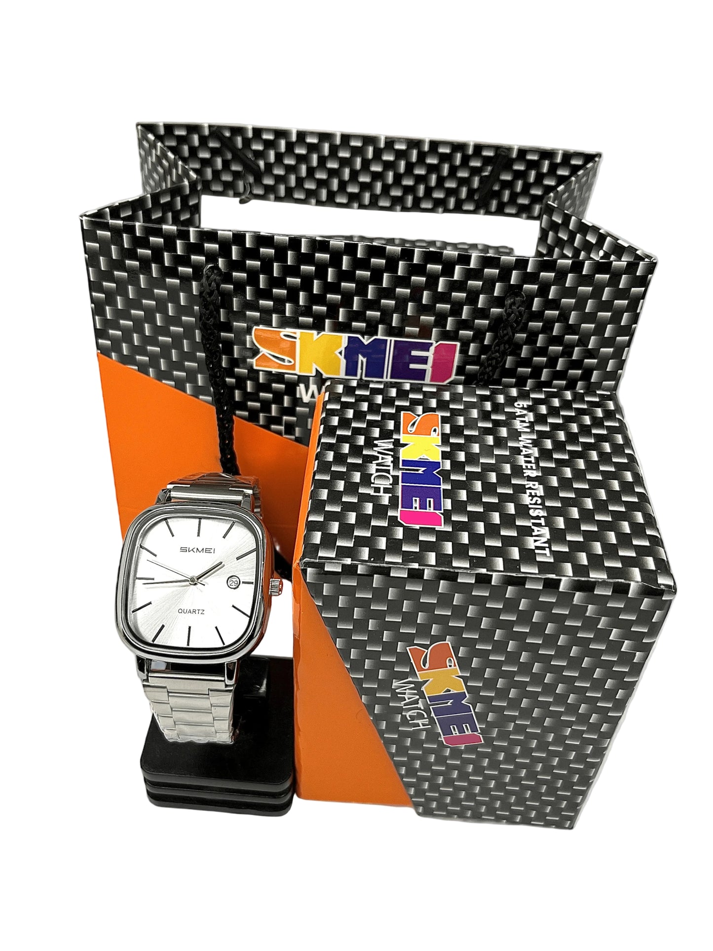 Skmei Square Edition-Silver Dial