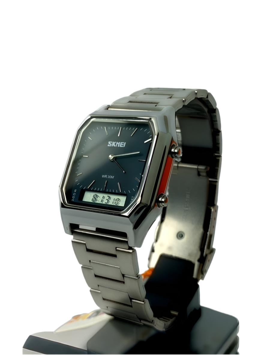 Metal Skmei -Black Dial