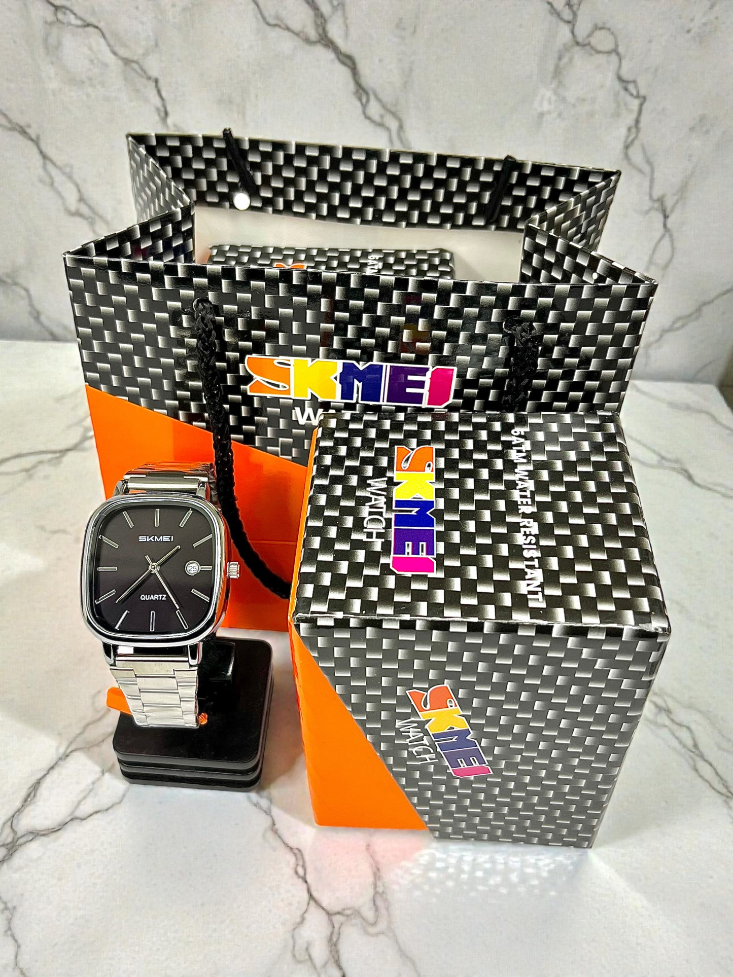 Skmei Square Edition -Black Dial